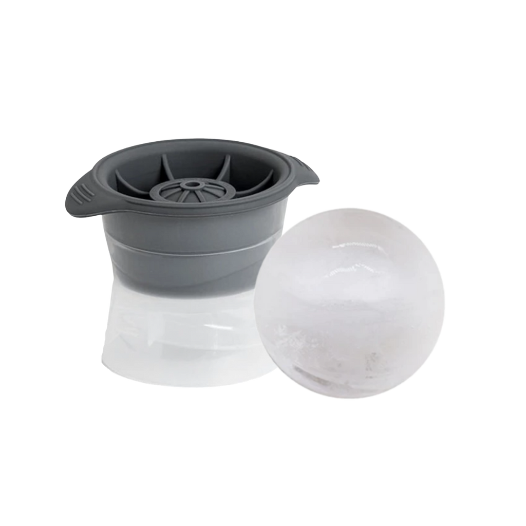 Black Spherical Silicone Ice Cube 4 Pack Maker – The Noble Sage Liquor  Company